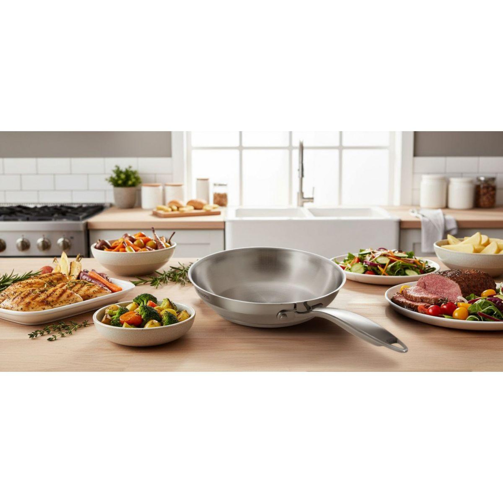 Voir la diapositive 4 : ELECTROLUX Poêle 24cm Inox