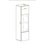 Voir la diapositive 3 : Paris Prix Vitrine LED Murale Design  Fly III  170cm Noir