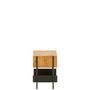 Voir la diapositive 3 : Paris Prix Table de Chevet en Bois  Tina  48cm Noir & Naturel