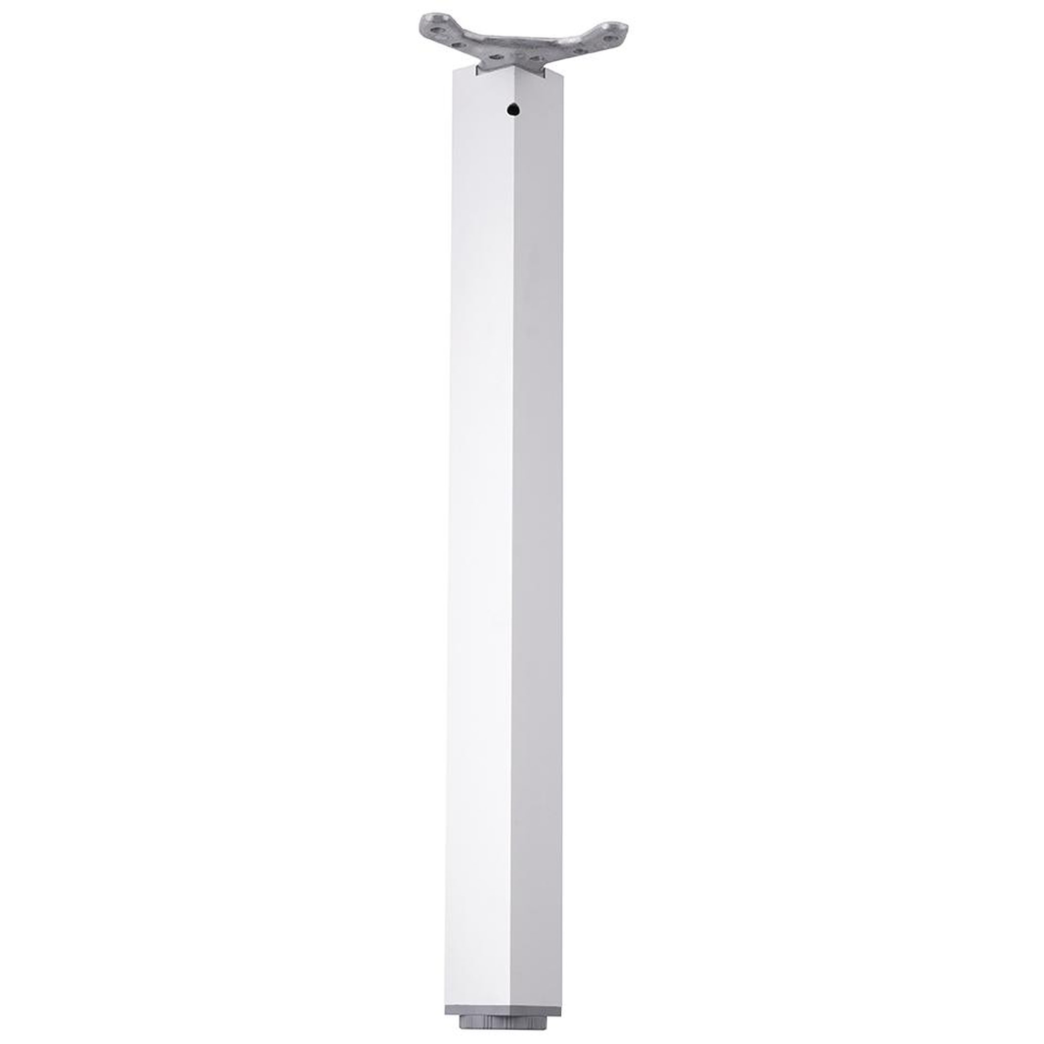 CENTRALE BRICO Pied de table ta001 820/60x60mm alu eloxé - réglable