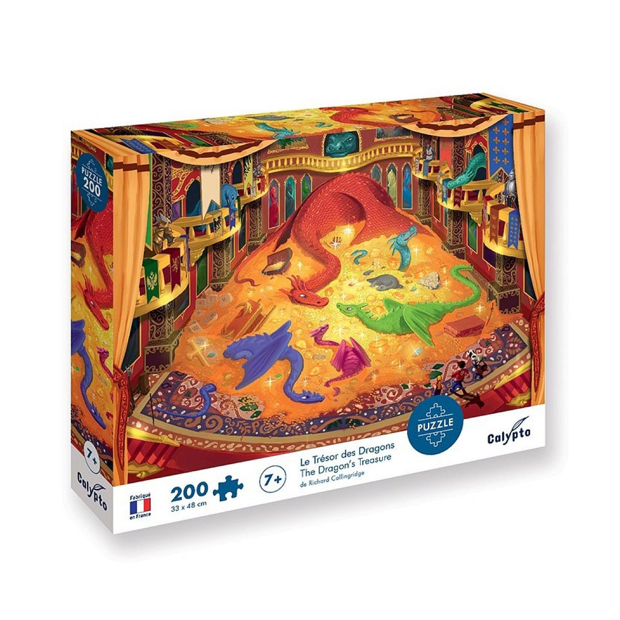 Voir la diapositive 2 : Sentosphere Puzzle 200 pcs Le tresor des dragons 200 pcs