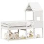 Voir la diapositive 2 : VIDAXL Lit haut sans matelas blanc 80x200 cm bois de pin massif
