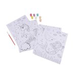 Paris Prix Lot de 2 Peintures par Numéros  Sirène & Licorne  29cm Blanc