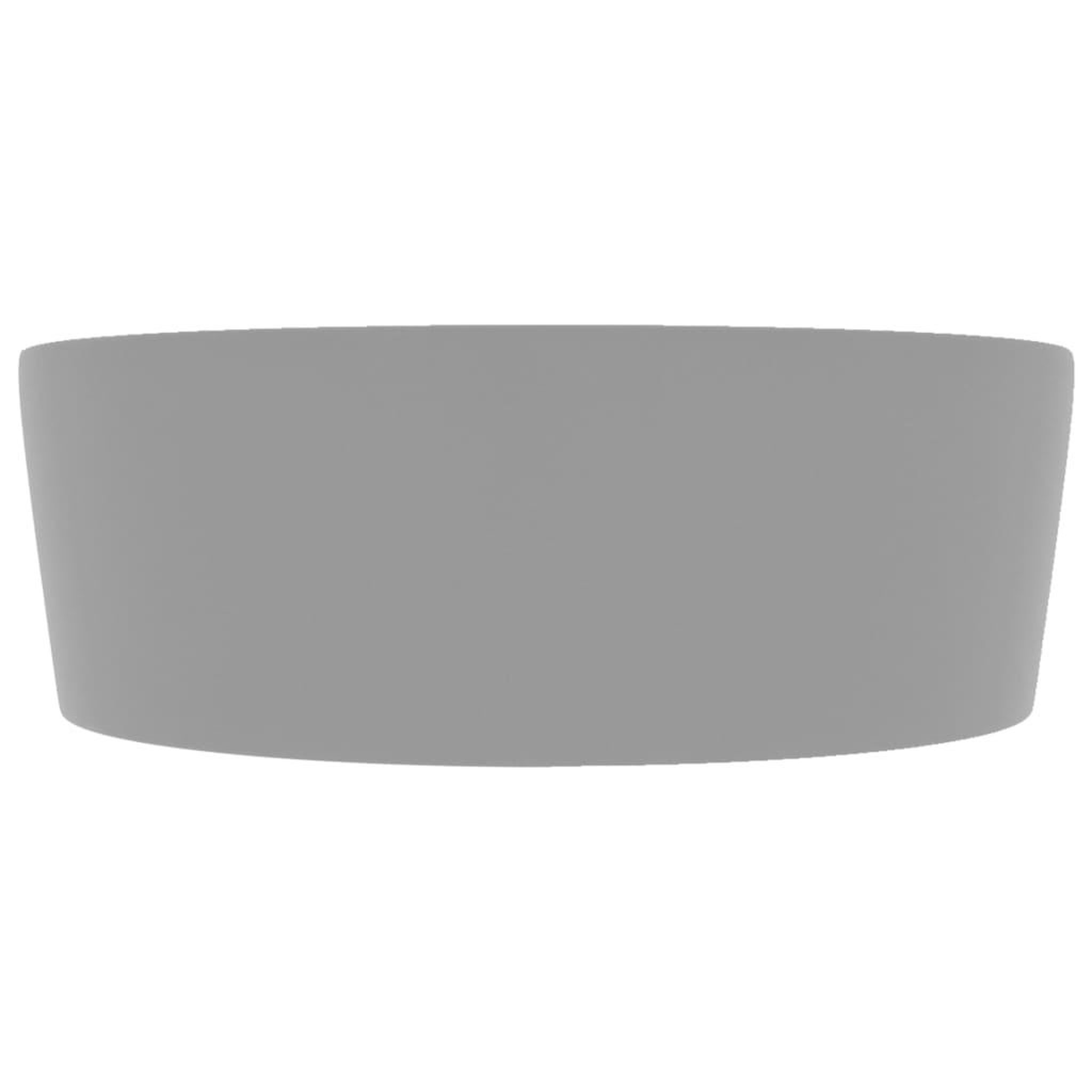 Voir la diapositive 4 : VIDAXL Lavabo de luxe avec trop-plein Gris clair mat 36x13cm Ceramique