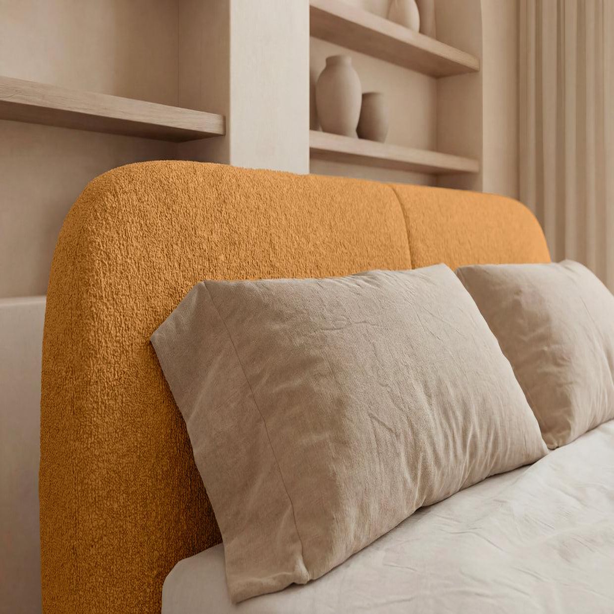 Voir la diapositive 6 : CASANOVA PARIS Delora - lit coffre tissu chenille