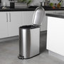 Voir la diapositive 4 : Kitchen move Poubelle à pédale inox argent 40l - bat-95976-002