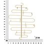 Voir la diapositive 5 : Paris Prix Porte-Bouteille Mural 4 Emplacements  Alid  72cm Or