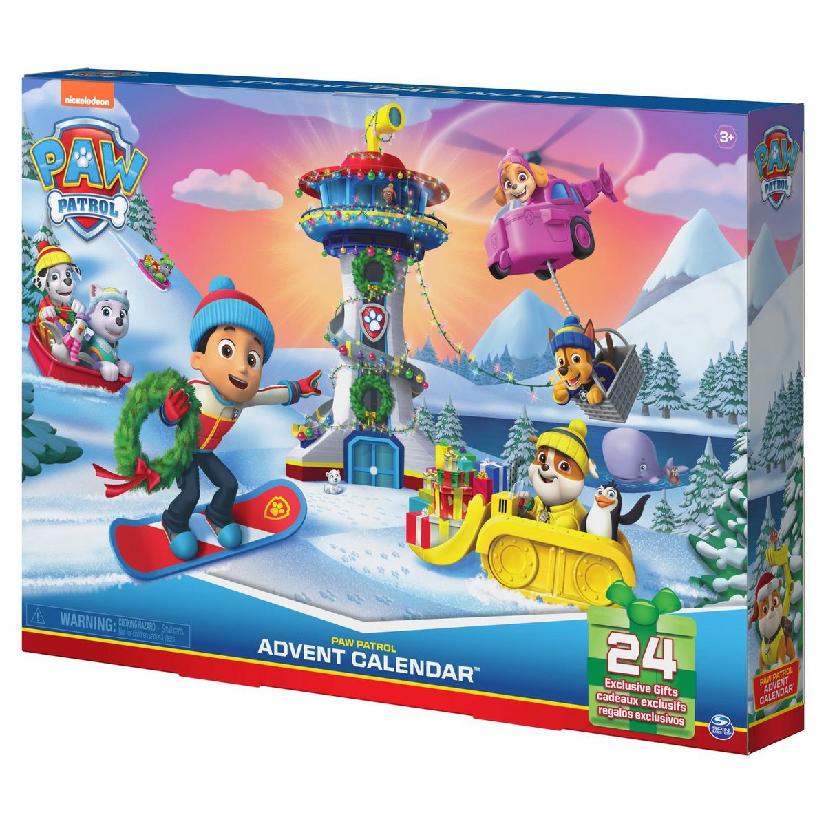 SPIN MASTER Calendrier de l'avent noël 2021 - La Pat' Patrouille