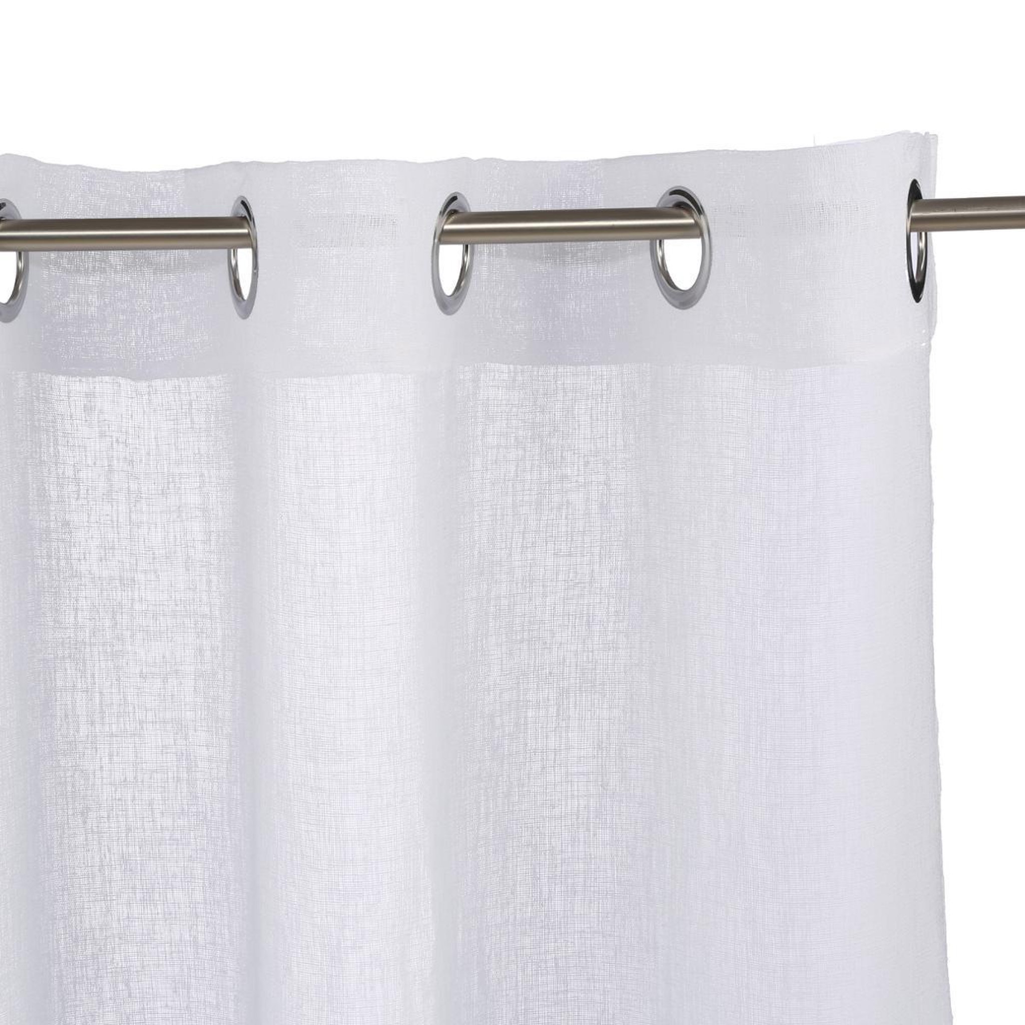Voir la diapositive 5 : ATMOSPHERA Rideau voilage  fred  140x240cm blanc