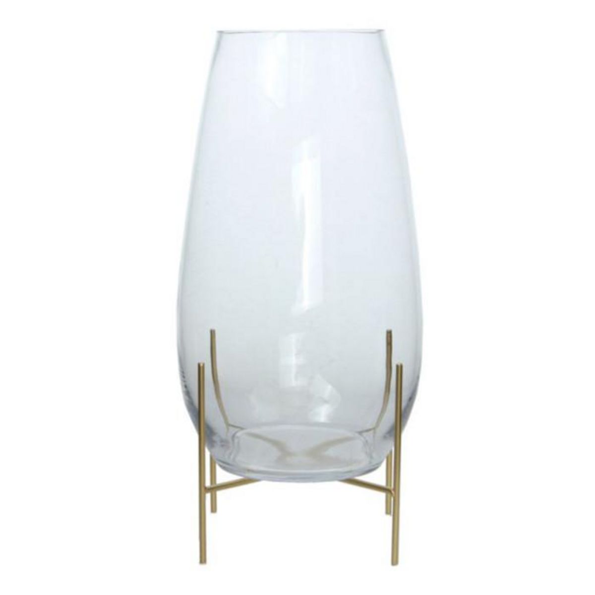 Paris Prix Vase Design en Verre  Saigon  48cm Transparent