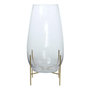 Voir la diapositive 1 : Paris Prix Vase Design en Verre  Saigon  48cm Transparent