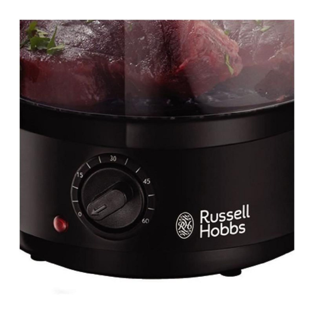 Russell Hobbs Cuiseur vapeur - RUSSELL HOBBS - Matte Black - 26530-56 - 400 W - 7 L - 3 paniers vapeur - Noir