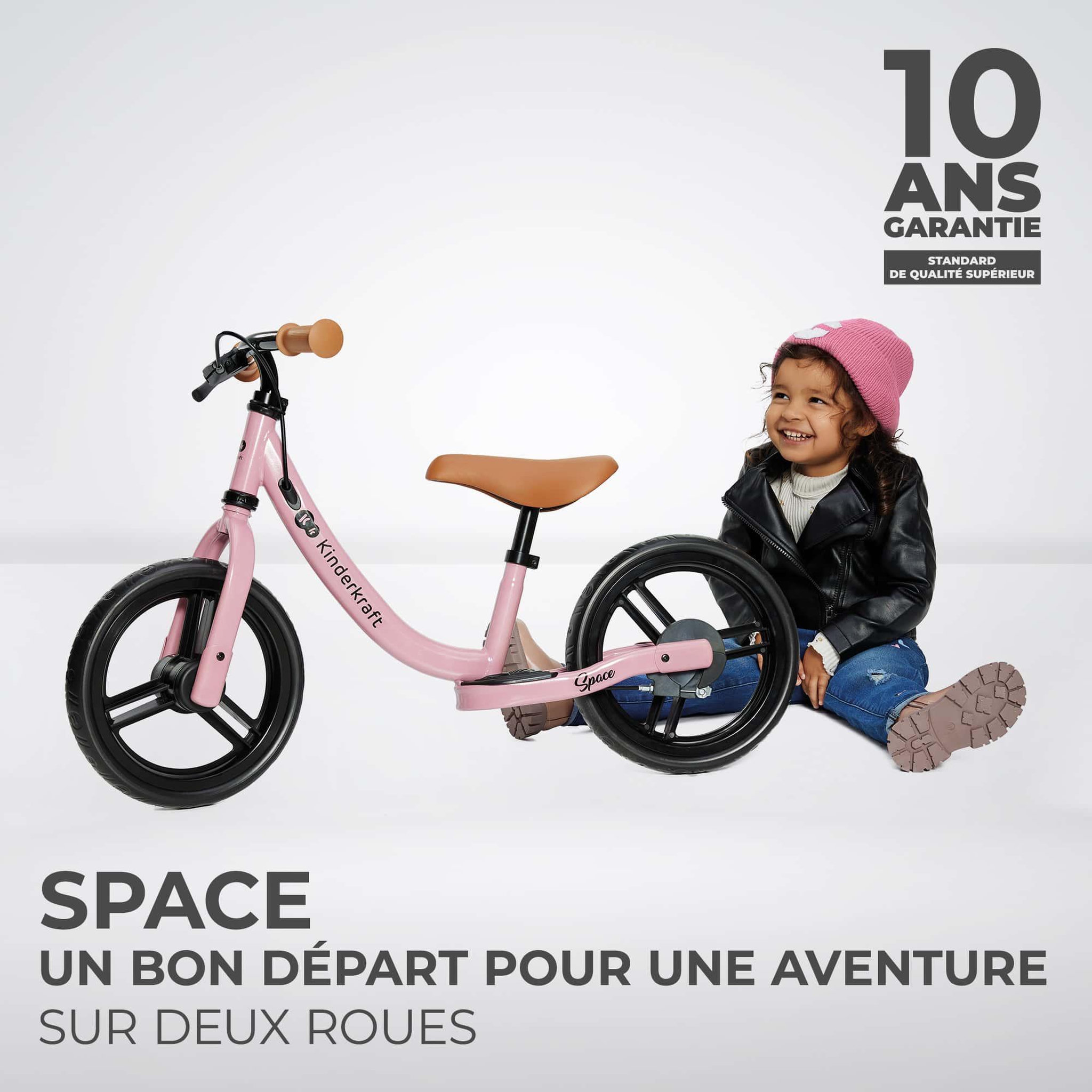 Voir la diapositive 2 : KINDERKRAFT Draisienne enfant avec frein a tambour modele espace