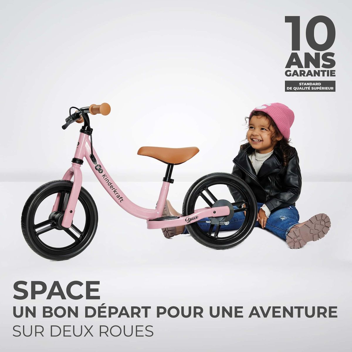 KINDERKRAFT Draisienne enfant avec frein a tambour modele espace