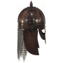 Voir la diapositive 4 : VIDAXL Casque de guerrier viking antique pour GN Cuivre Acier
