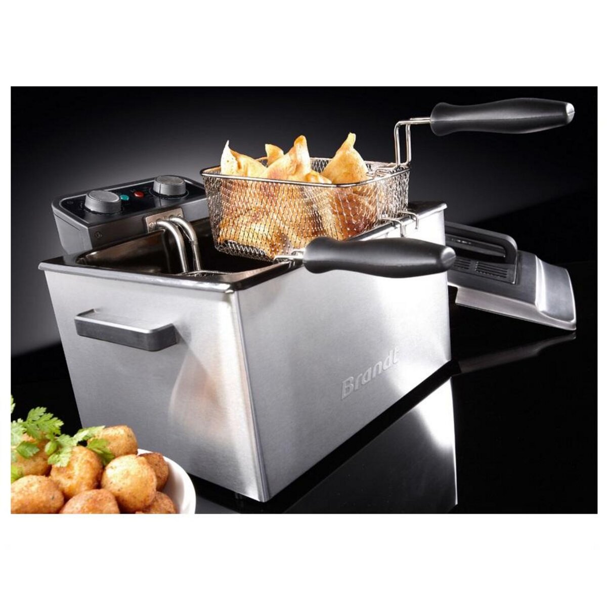 BRANDT Friteuse 5l 3000w inox - FRI2203E
