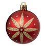 Voir la diapositive 5 : ATMOSPHERA Lot de 25 Boules de Noël  Maison des Couleurs  6cm Rouge & Or