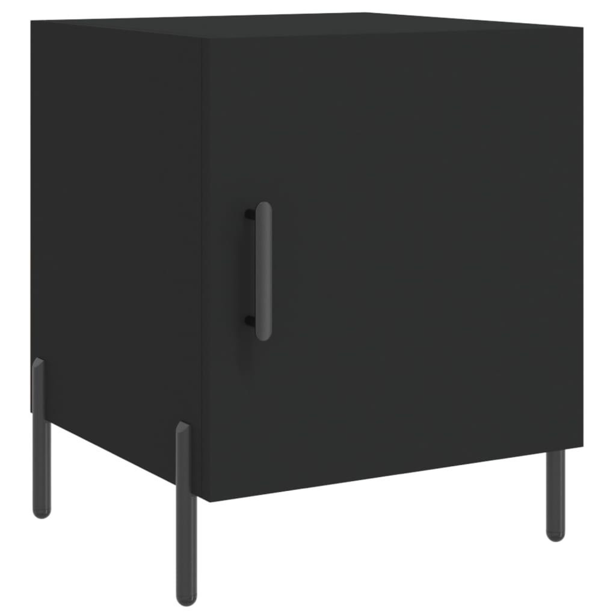 Voir la diapositive 5 : VIDAXL Tables de chevet 2 pcs noir 40x40x50 cm bois d'ingenierie
