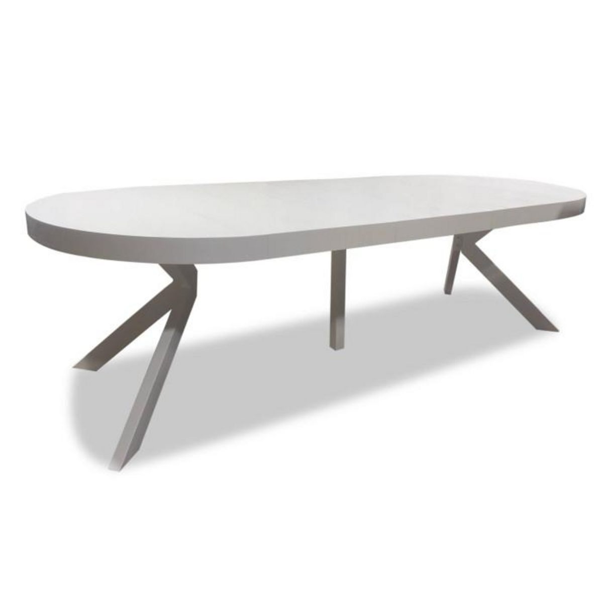 Paris Prix Table Ronde Extensible  Zefane  110-260cm Blanc