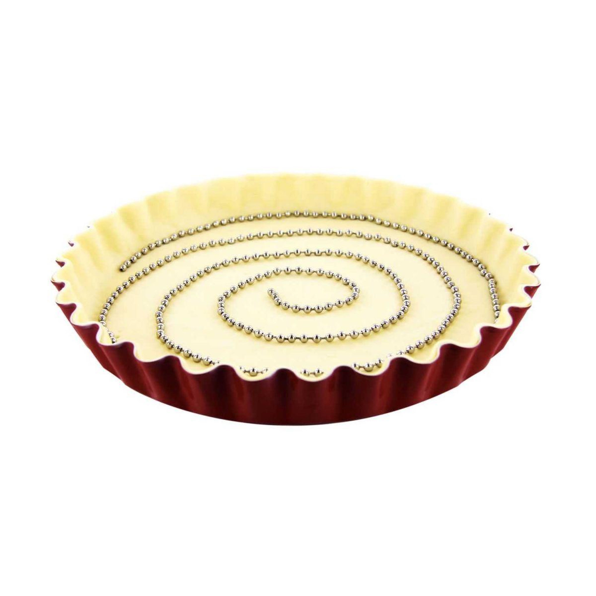 Voir la diapositive 2 : Lily Cook Chaîne de  fond de tarte  en inox 180cm