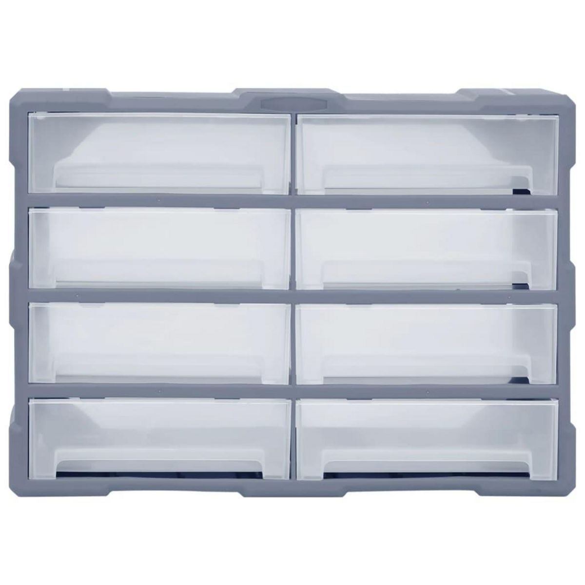 VIDAXL Organisateur multi-tiroirs avec 8 grands tiroirs 52x16x37 cm