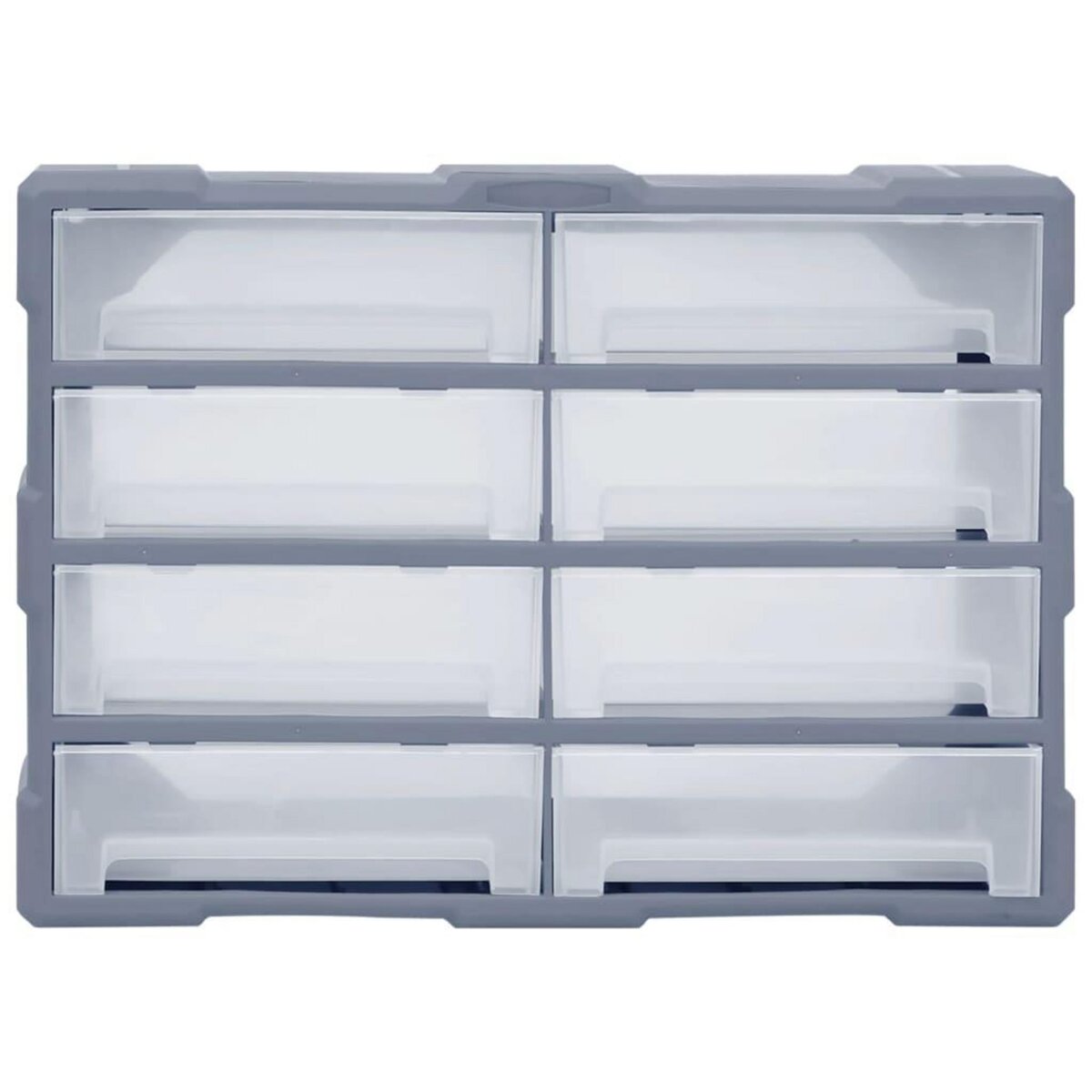 VIDAXL Organisateur multi-tiroirs avec 8 grands tiroirs 52x16x37 cm
