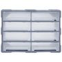 Voir la diapositive 5 : VIDAXL Organisateur multi-tiroirs avec 8 grands tiroirs 52x16x37 cm