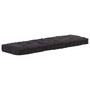 Voir la diapositive 3 : VIDAXL Coussins de plancher de palette lot de 2 Coton Noir