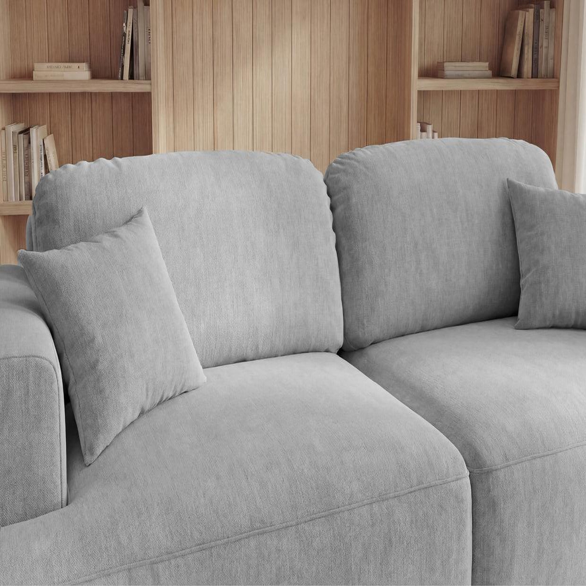 Voir la diapositive 4 : CASANOVA PARIS Chiara - canapé droit convertible tissu velours 3 places