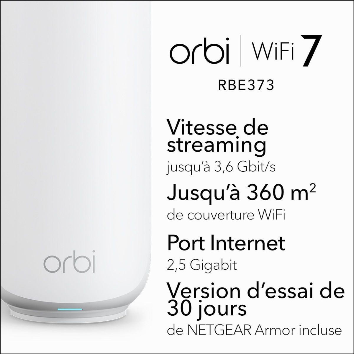 Netgear Système Wifi Mesh BE3600 Pack de 3 WIFI 7
