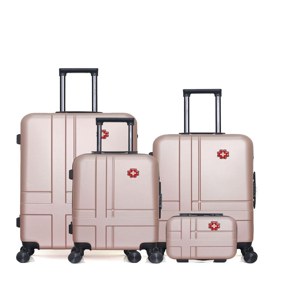 SWISS KOPPER SWISS KOPPER - LOT DE 4 - Valises grand format, weekend, cabine et vanity USTER