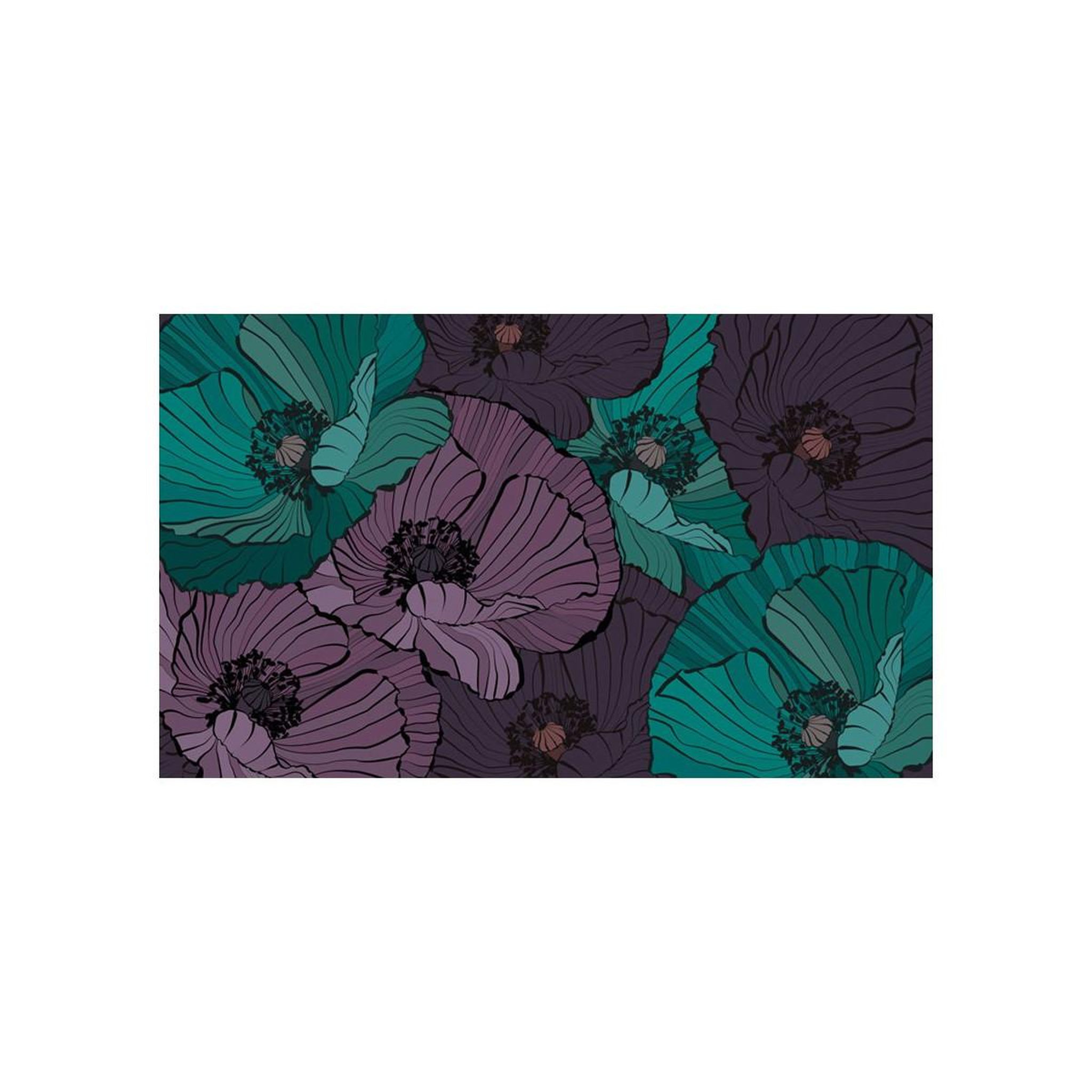 Voir la diapositive 2 : Paris Prix Papier peint  parterre de fleurs  270x450cm