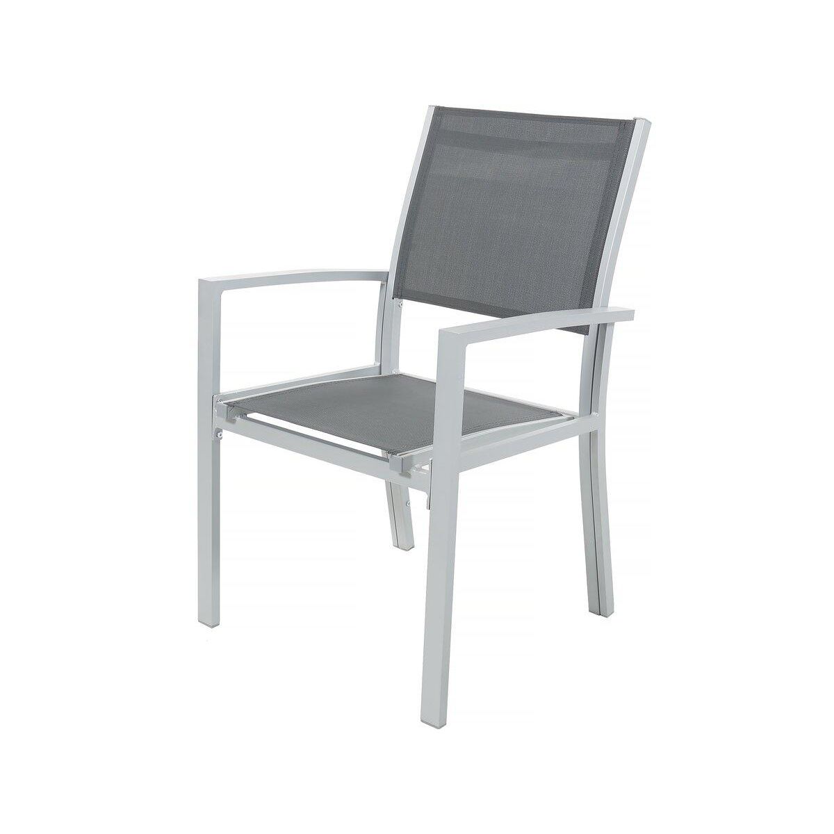 Habitat et Jardin Salon de jardin repas extensible  Lagos  - 200/320 x 105 x 76 cm - 12 places - Gris foncé