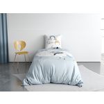 Les Ateliers du Linge Parure Housse De Couette 2pcs 140x200cm 100%coton Classique 47fils Lovely Prince