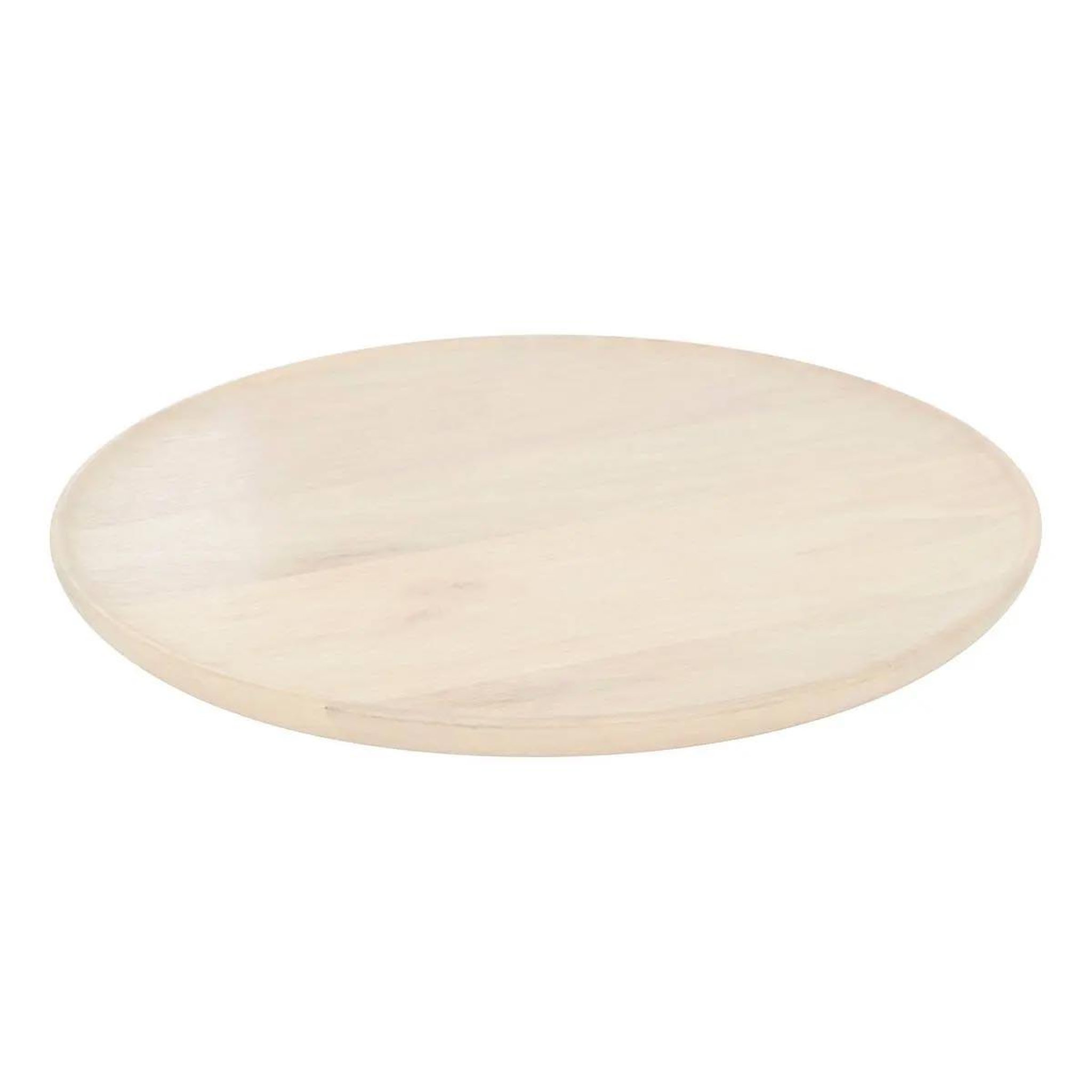 SECRET DE GOURMET Assiette de présentation en bois  ward  30cm beige