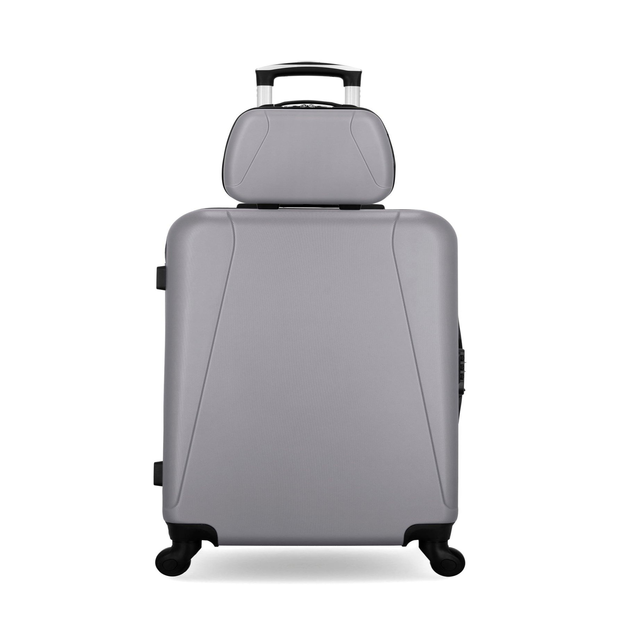 HERO HERO - Lot de 2 - Valise weekend et vanity LANZAROTE. Coloris disponibles : Rouge, Noir, Rose, Bleu, Gris