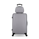 HERO HERO - Lot de 2 - Valise weekend et vanity LANZAROTE. Coloris disponibles : Bleu, Rose, Gris, Noir, Rouge