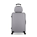 HERO HERO - Lot de 2 - Valise weekend et vanity LANZAROTE. Coloris disponibles : Rouge, Noir, Gris, Rose, Bleu