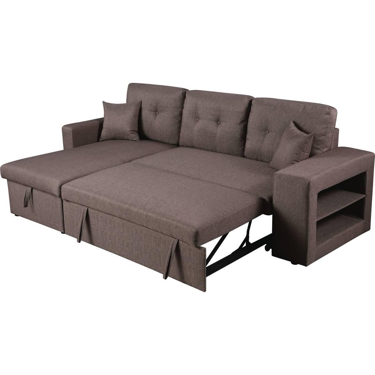 Habitat et Jardin Canapé d'angle convertible/réversible  Axel  - 3 places - Taupe