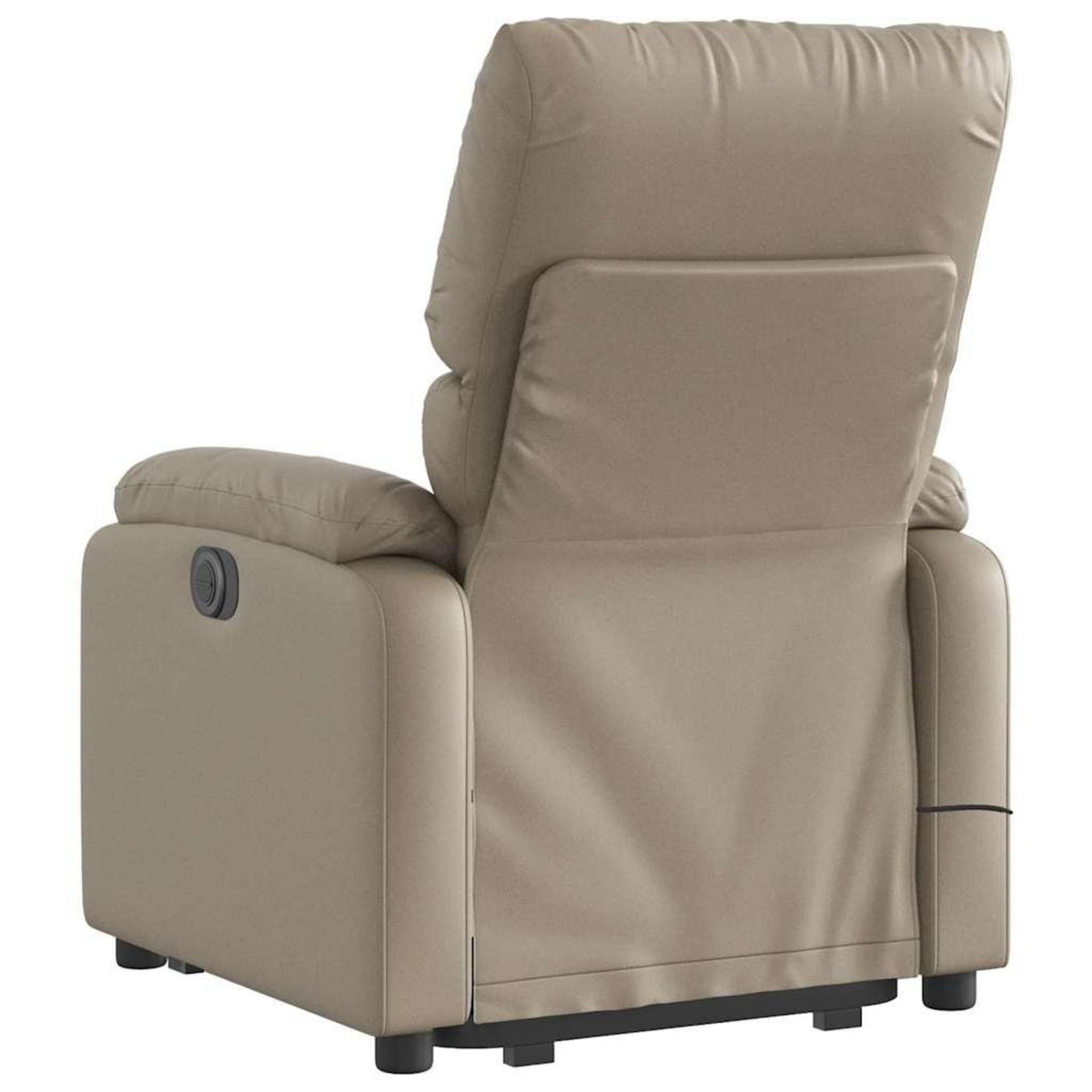 VIDAXL Fauteuil inclinable de massage Cappuccino Similicuir