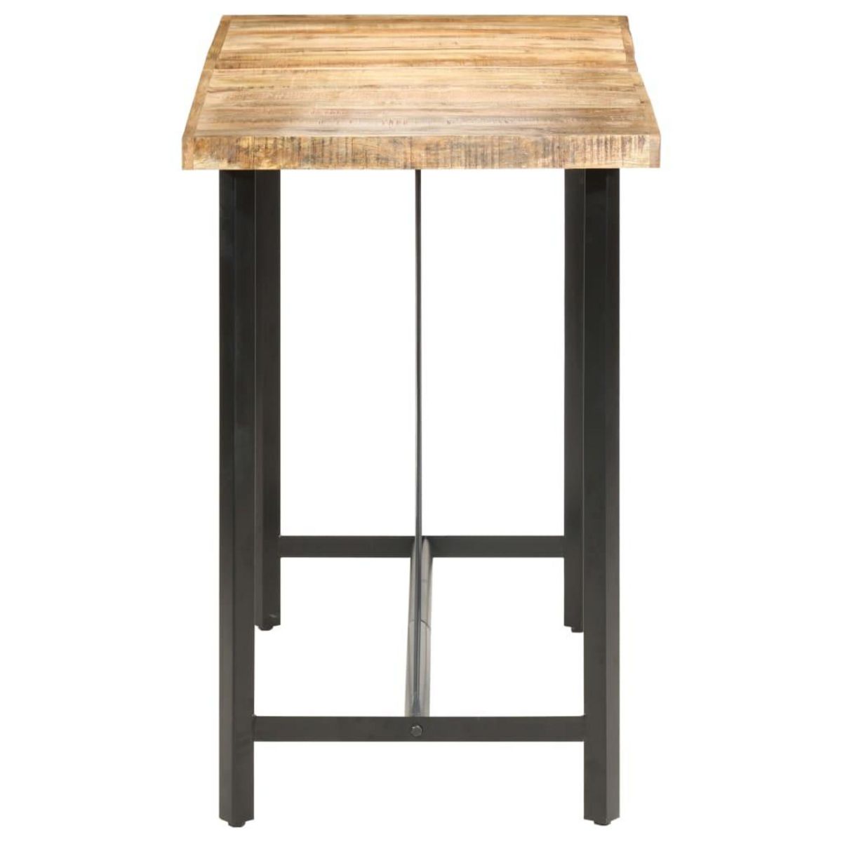 VIDAXL Table de bar 180x70x107 cm Bois de manguier brut
