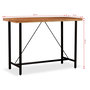Voir la diapositive 6 : VIDAXL Table de bar Bois massif d'Acacia 150x70x107 cm