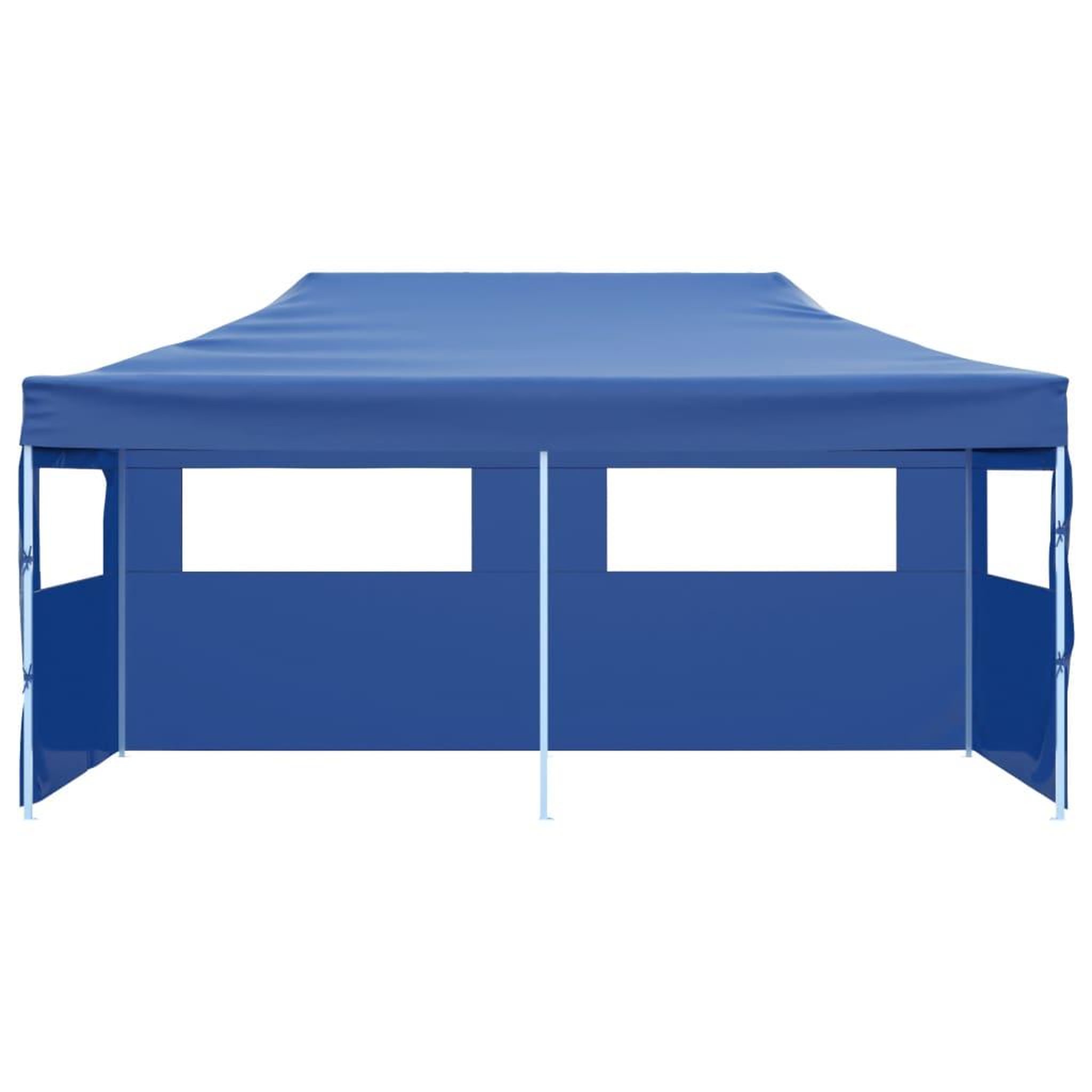 Voir la diapositive 3 : VIDAXL Tente de reception pliable bleue 3 x 6 m