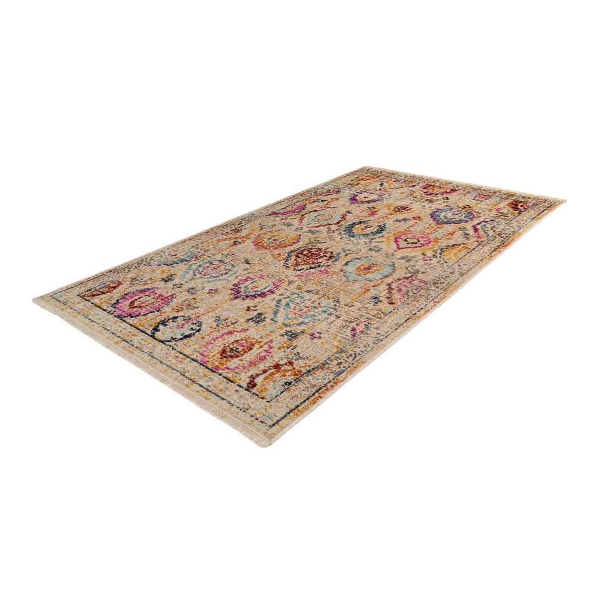 Voir la diapositive 2 : Paris Prix Tapis Tissé à Poils Plats Ethnique  Charu  Multicolore