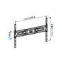 Voir la diapositive 4 : Meliconi SUPPORTS MURAUX TV - GAMME GHOSTSLIM PLUS MELICONI - GSS600PLUSFBCG
