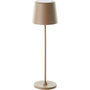 Voir la diapositive 1 : BRILLIANT Lampe a poser LED KAAMI BRILLIANT - Métal et plastique - Cappuccino - 2W - IP44