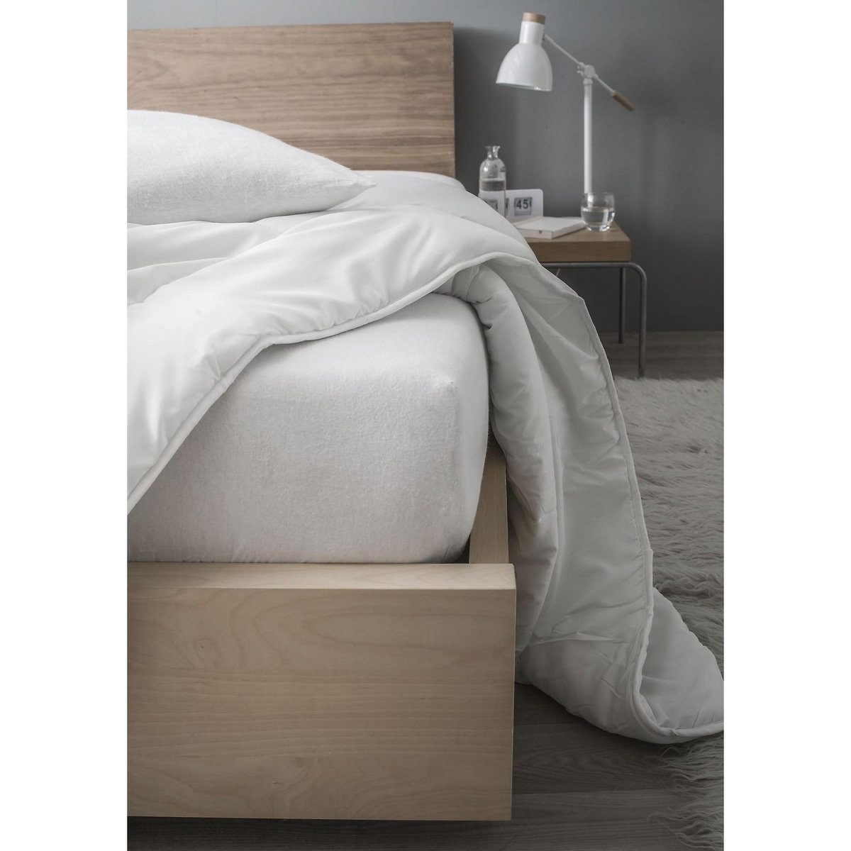 Home collection Protège matelas 100% bouclette eponge et impermeable