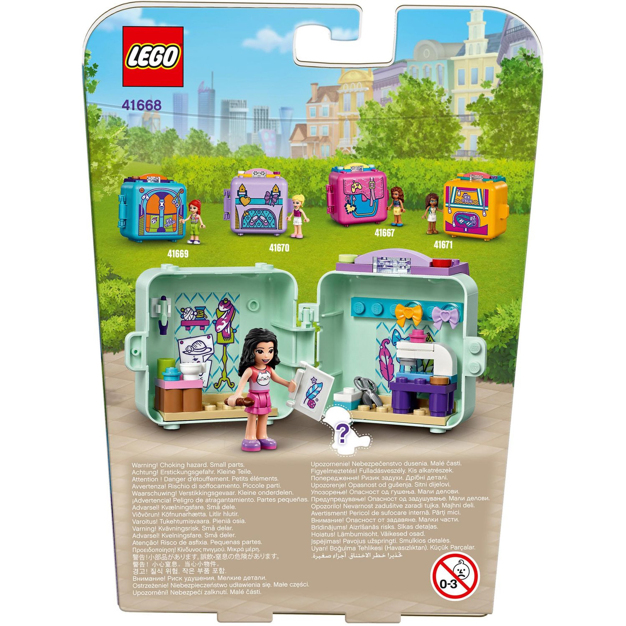 Voir la diapositive 8 : LEGO Friends 41668 - Emma's Fashion Cube dès 6 ans