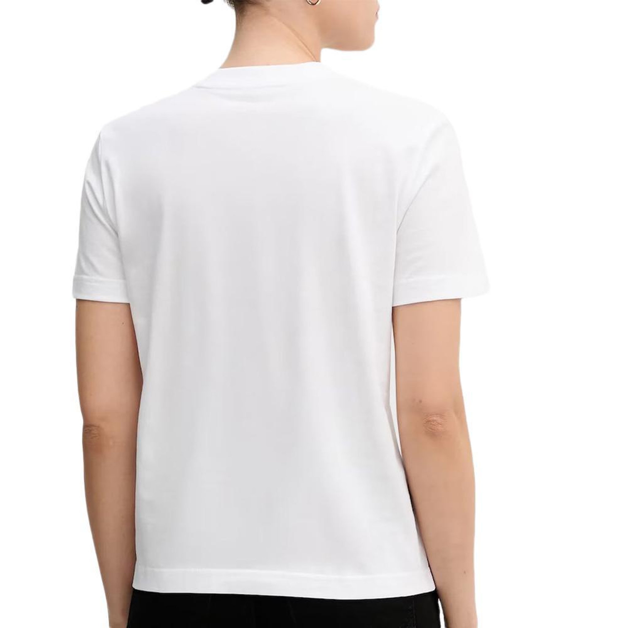 Voir la diapositive 2 : CALVIN KLEIN JEANS T-Shirt Blanc Femme Calvin Klein Jeans LV147C857G