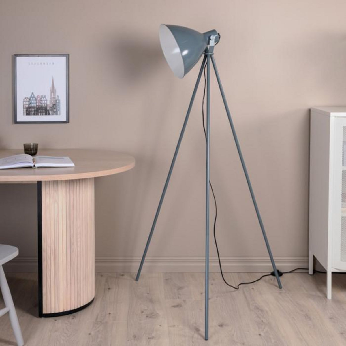 Paris Prix Lampadaire Trépied  Tiv  140cm Bleu